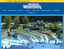 Tablet Screenshot of bridalfallswaterpark.com